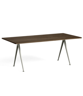 Hay - Pyramid table 02 smoked oak, beige L190