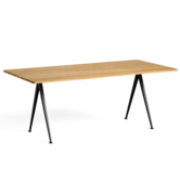 Hay -   Pyramid table 02 matte oak, black L190