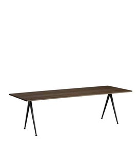 Hay -  Pyramid table 02 smoked oak, black L250