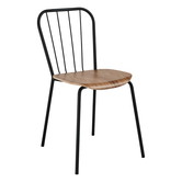Maze  Same Dining Chair walnut, black