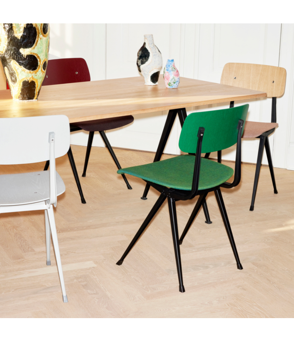 Hay  Pyramid 02 Dining Table oiled oak, beige base 250cm