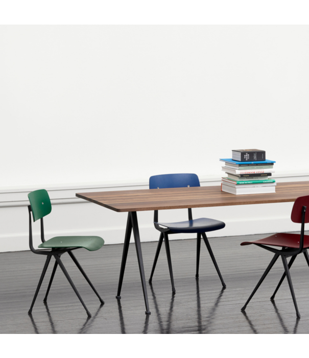 Hay  Pyramid 02 Dining Table oiled oak, beige base 250cm