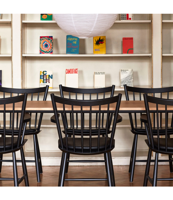 Hay  Hay - Pyramid table 02 smoked oak - black L190 cm.