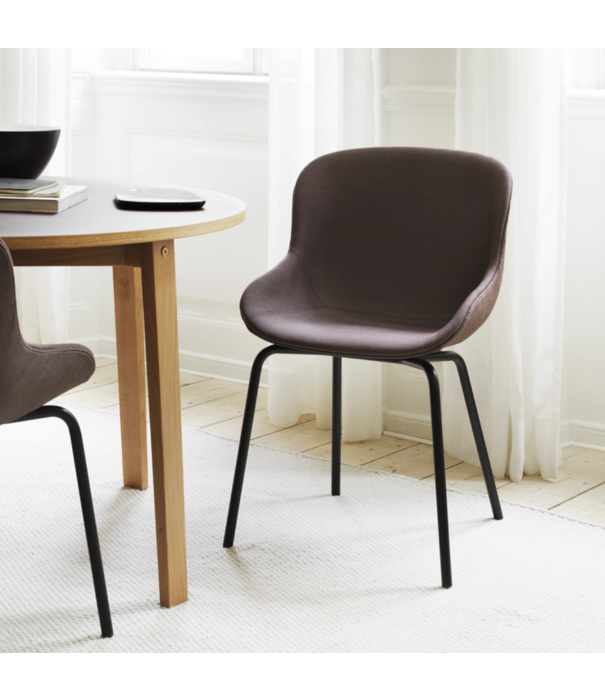 Normann Copenhagen  Normann Copenhagen -Hyg dining chair upholstered - steel base