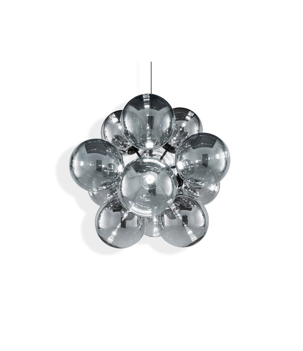 Tom Dixon  Tom Dixon - Globe Burst Chandelier Zilver