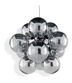 Tom Dixon - Globe Burst Chandelier Zilver