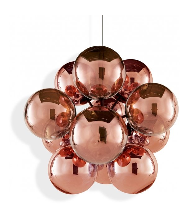Tom Dixon  Tom Dixon - Globe Burst Chandelier Koper