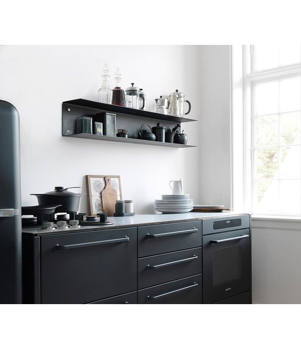 Vipp  922 wall shelf large black