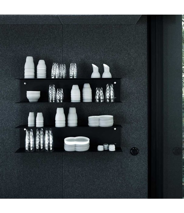 Vipp  Vipp - 921 Wall shelf small 50 cm black