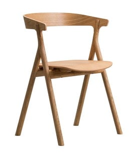 Yksi Eetkamerstoel met arm, eiken zitting