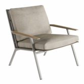 Vipp - 713 Outdoor lounge stoel  aluminium frame