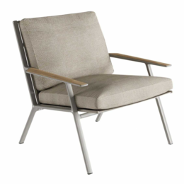 VIPP 713 Outdoor lounge stoel  aluminium frame
