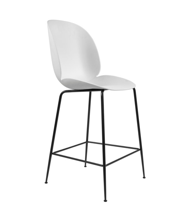 Gubi  Gubi - Beetle counter stool - black conic base - 65 cm.