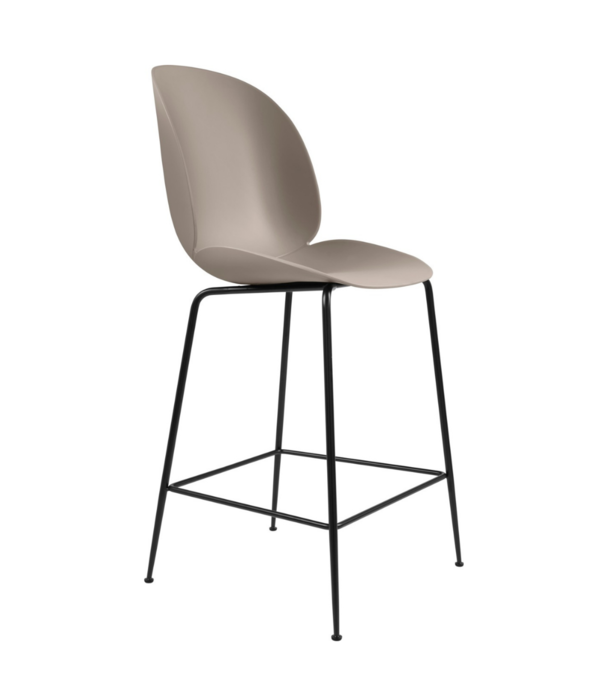 Gubi  Gubi - Beetle counter stool - black conic base - 65 cm.