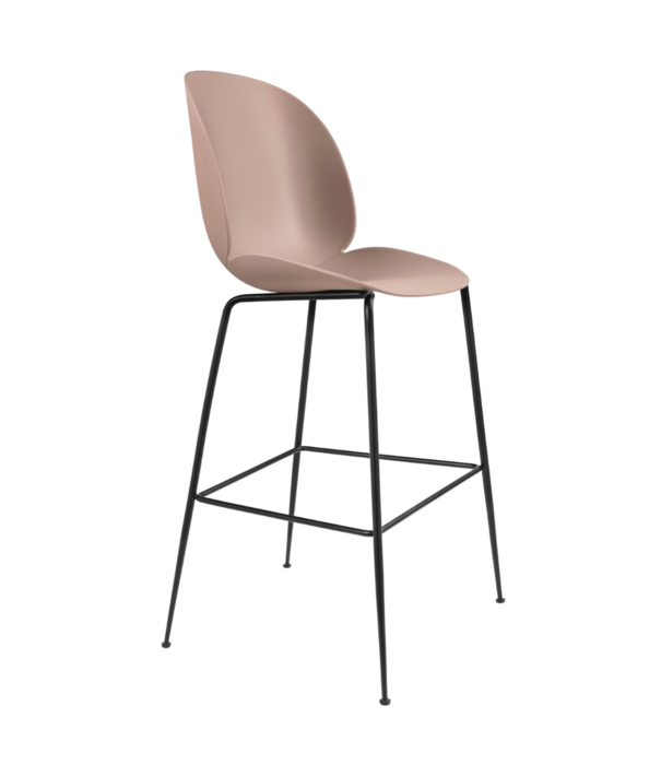 Gubi  Gubi - Beetle barstool 75 - black conic base