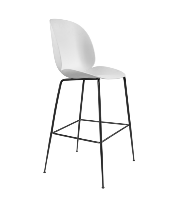 Gubi  Gubi - Beetle barstool 75 - black conic base