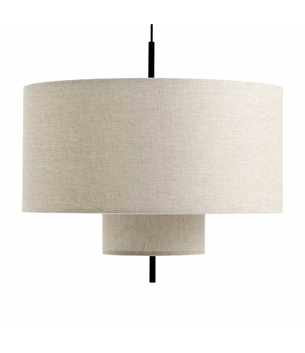 New Works  Margin Pendant beige canvas Ø70