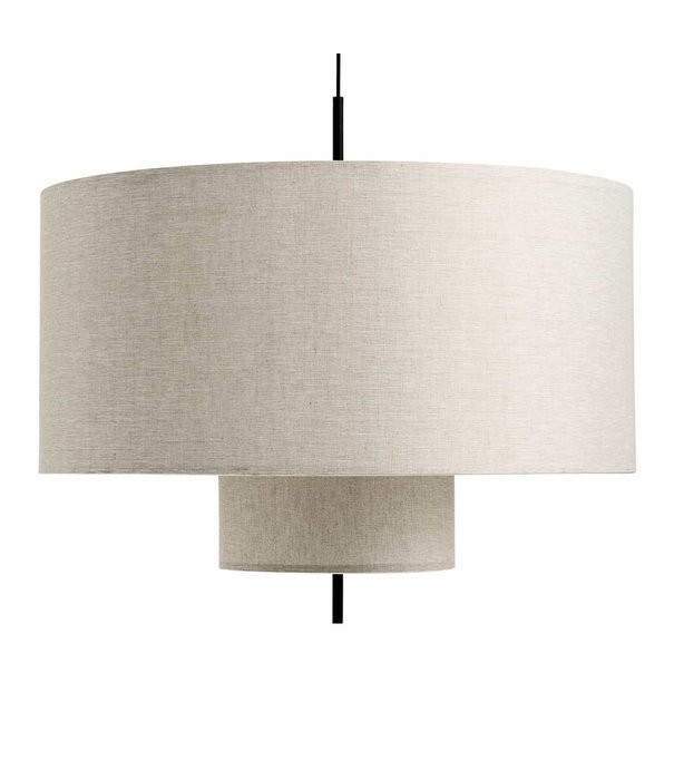 New Works  Margin Pendant beige canvas Ø90