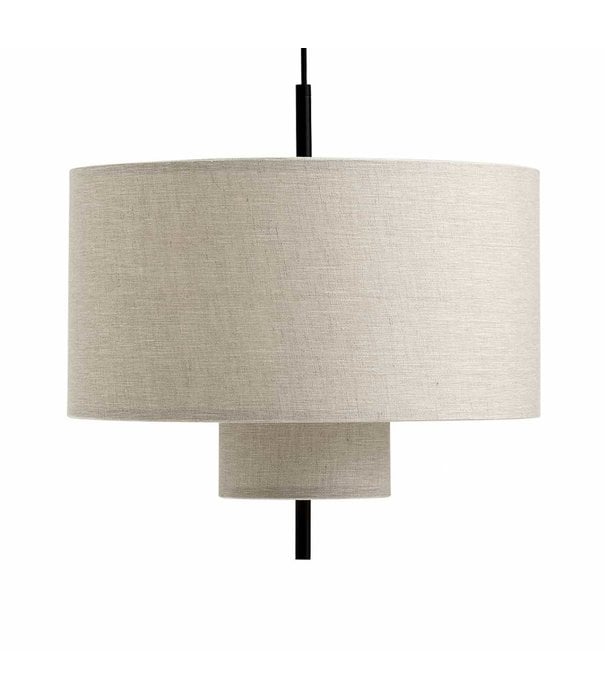 New Works  Margin Pendant beige canvas Ø50