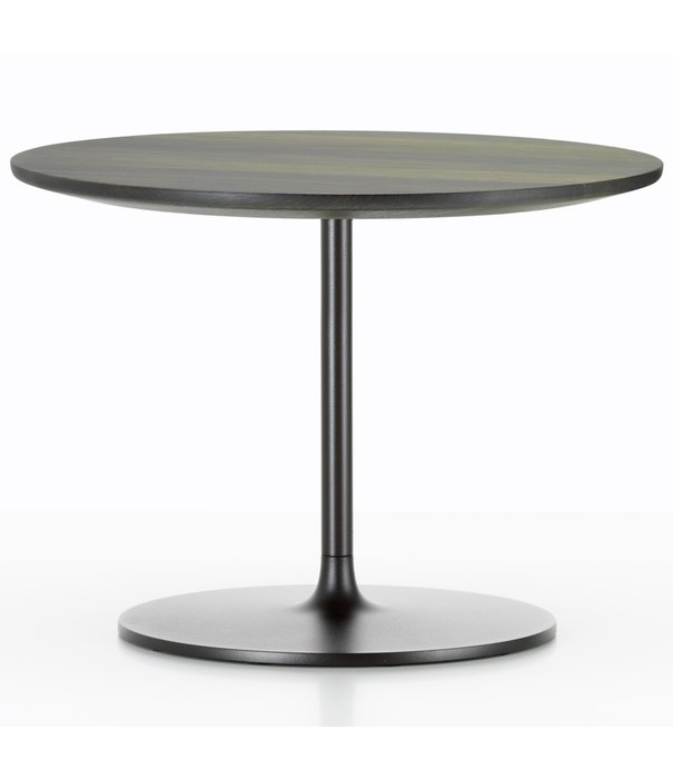 Vitra  Vitra - Occasional Low side table smoked oak, chocolate base