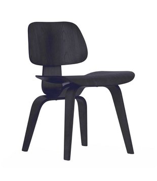 Vitra - DCW dining chair black ash