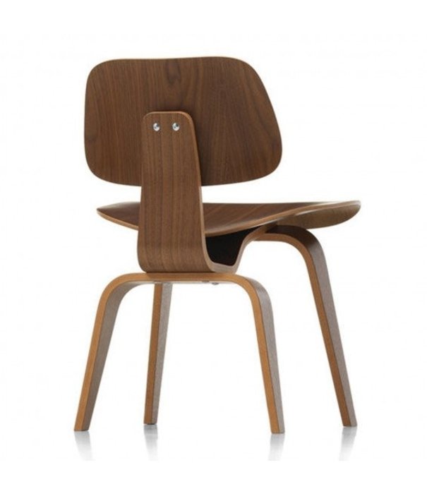 Vitra  Vitra  DCW Stoel walnoot, zwart gepigmenteerd