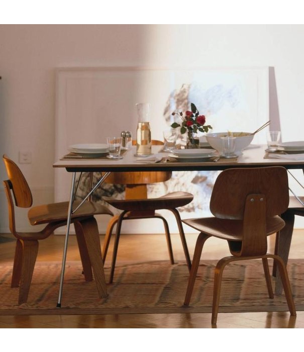 Vitra  Vitra Plywood Group DCW Dining Chair dark walnut