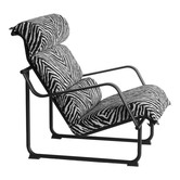 Artek - Remmi lounge chair black - Zebra