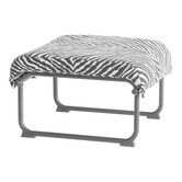 Artek - Remmi ottoman black - Zebra