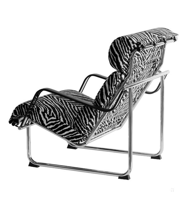 Artek  Artek - Remmi lounge chair, chrome - Artek Zebra