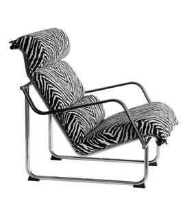 Artek - Remmi lounge chair chrome - Zebra