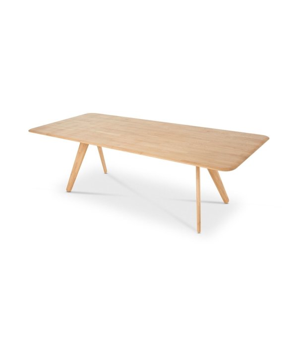 Tom Dixon  Tom Dixon - Slab tafel naturel eiken L240 cm