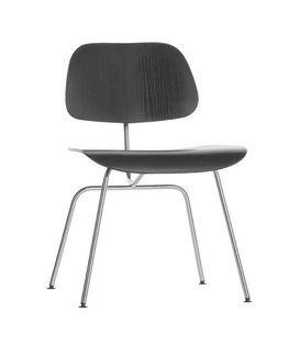 Vitra - DCM stoel chrome - zwart essen