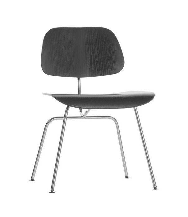 Vitra  Vitra  DCM Dining Chair black ash, chrome base