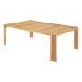 Gubi - Atmosfera eettafel naturel teak 209 x 105