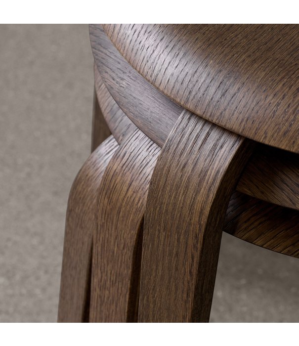 Audo Audo - Afteroom Plywood chair dark oak - fabric moss 22