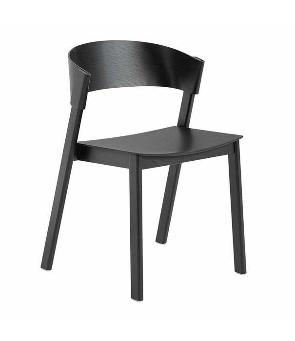 Muuto Cover Side Eetkamerstoel zwart