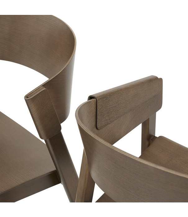 Muuto Cover Side Dining Chair dark brown