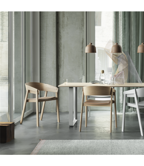 Muuto Cover Side Eetkamerstoel donkerbruin