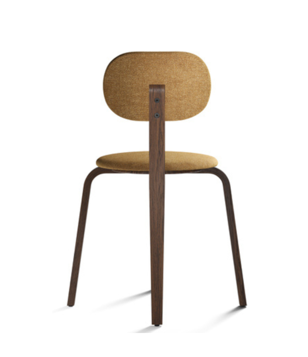Audo Audo -  Afteroom Plywood stoel donker eiken - stof moss 22
