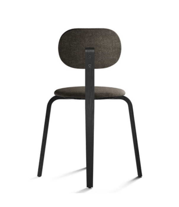 Audo Audo - Afteroom Plywood chair black ash - fabric moss 14