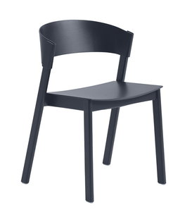 Cover side chair midnight blue