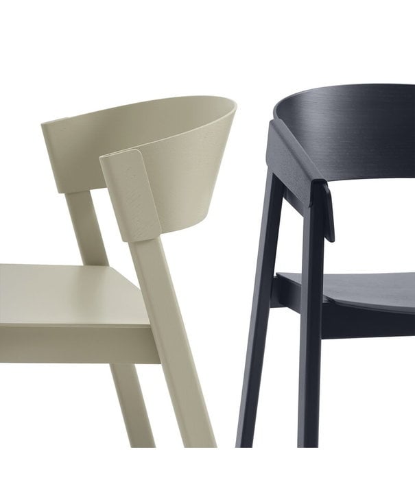 Muuto Cover Side Eetkamerstoel dark beige