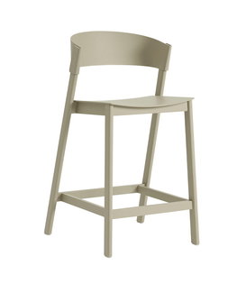 Muuto - Cover counter stool dark beige H65 cm