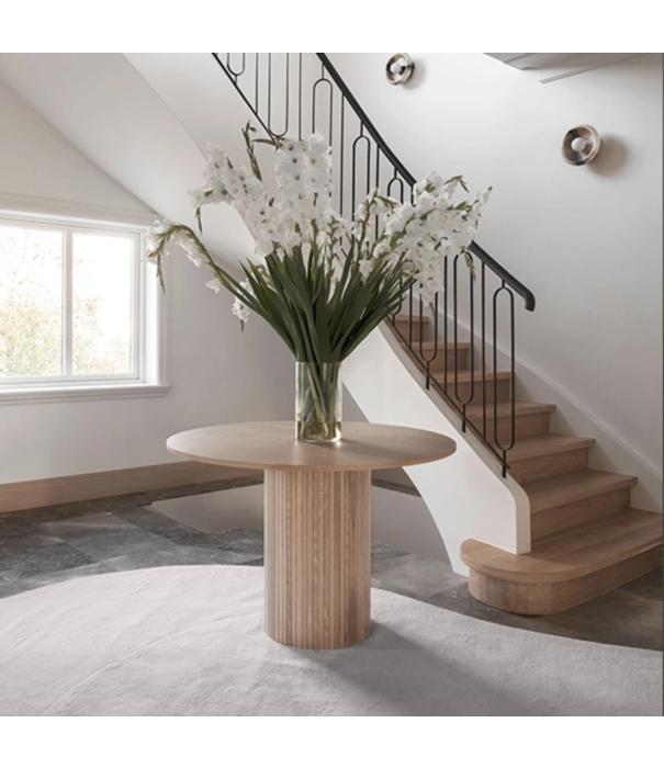 Layered  Layered Residue Rug bone white