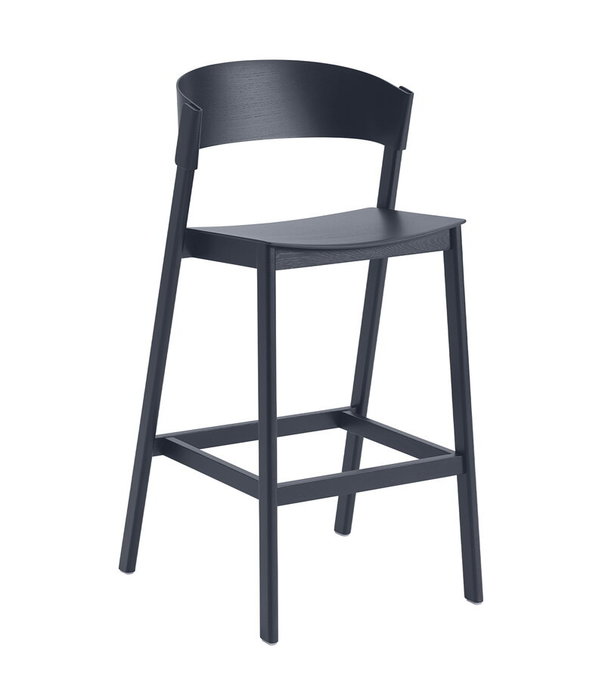 Muuto  Muuto - Cover bar stool midnight blue H75 cm.