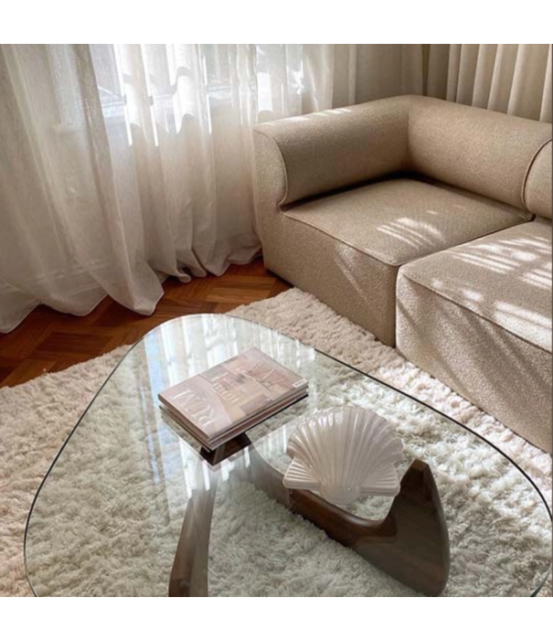 Layered  Layered Fallingwater Shaggy Rug Bone White