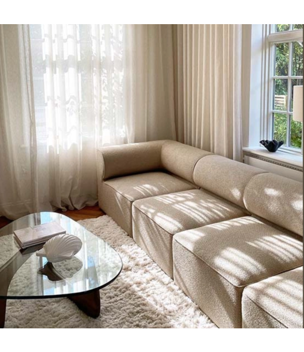 Layered  Layered Fallingwater Shaggy Rug Bone White