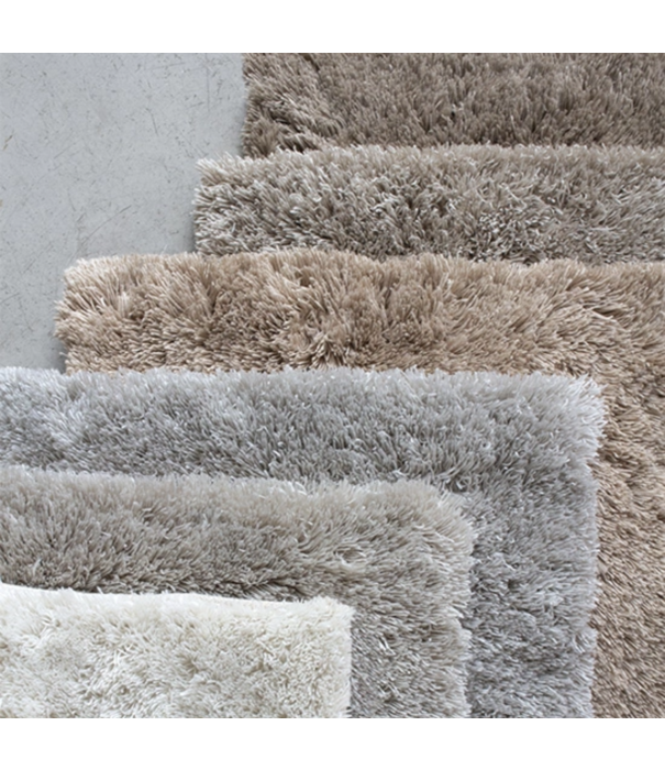 Layered  Layered Fallingwater Shaggy Rug Bone White