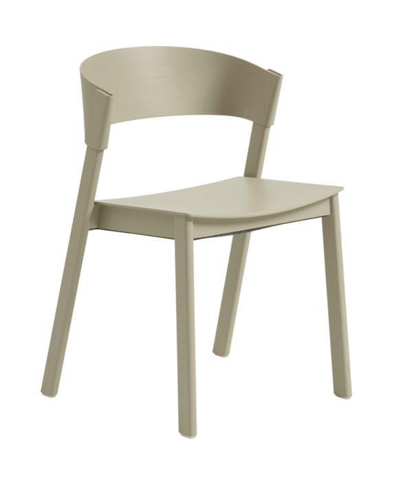 Muuto Cover Side Dining Chair dark beige